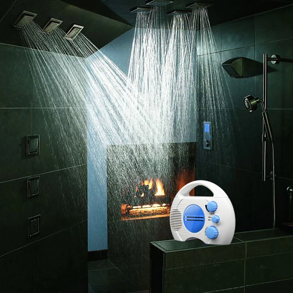 waterproof shower radio