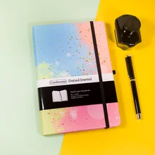 

A5 160gsm Bullet Dotted Journal Love Bubble Hardcover Notebook Travel Diary Planner With Back Pocket