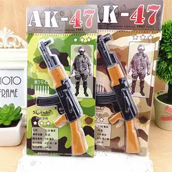 1 шт. Imulation AK47 пистолет карандашный ластик для мальчиков креативные персонализированные школьные канцелярские принадлежности Съемная