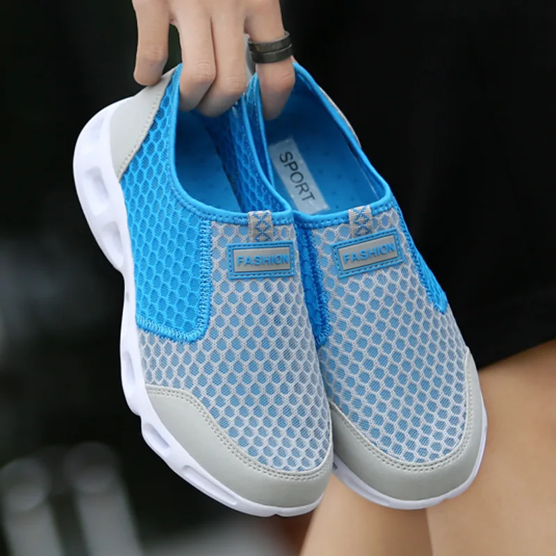 

2019 Spring Summer Sports Casual MEN'S Sandals Hollow out Closed-toe Sandals Punched Sheet Surface Porous Shoes Women's niao cha