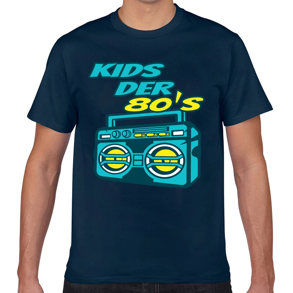 Топы футболки для мужчин 80s дети которые до сих пор знают все это Модная белая