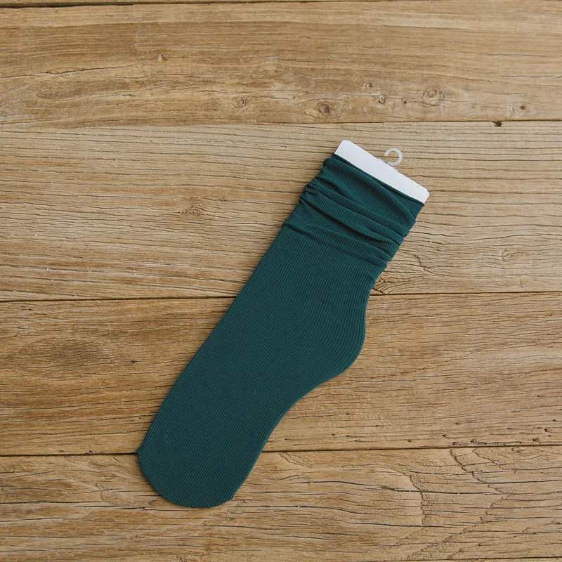 10Pairs Thin section socks woman Japanese piles of colored velvet women long tube socks wholesale - Цвет: 2