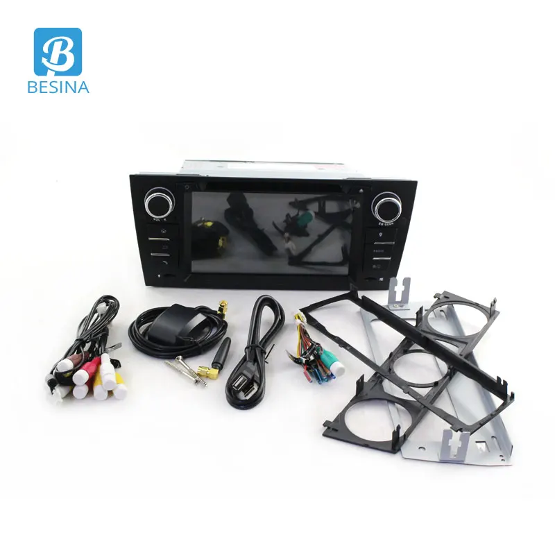 Discount Besina 1 Din Android 9.0 Car DVD Player For BMW E90 E91 E92 E93 3 Series 4G+64G GPS Navigation Wifi Radio Multimedia Steer Wheel 4