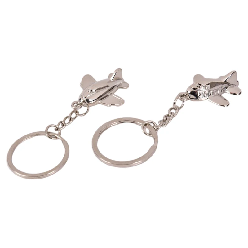 HOT Creative Air Plane Keychain Metal Naval Model Aviation Gifts Key Ring Model Key Chain Aircrafe Keyring