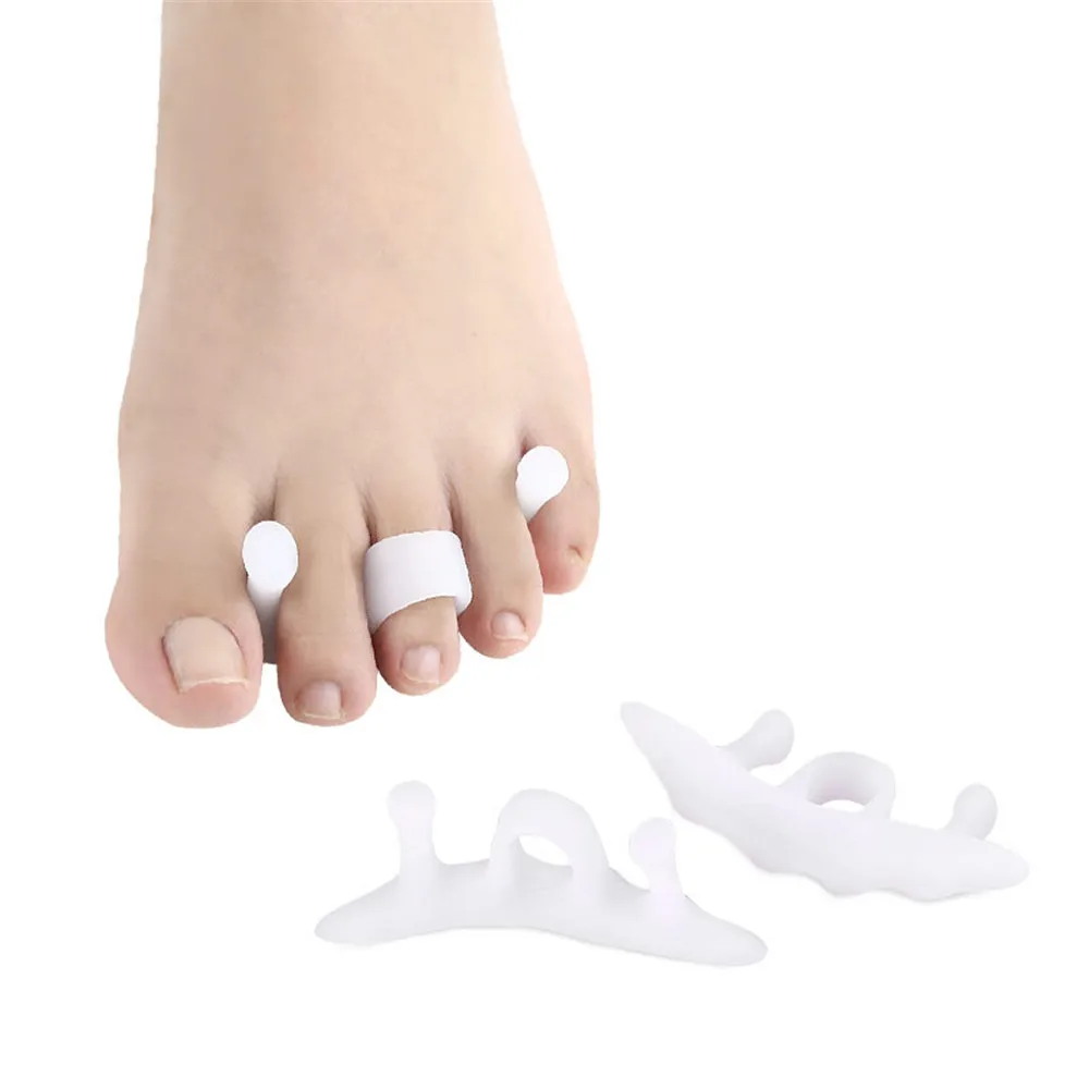 

1 Pair Feet Care Orthopedic Pads Hammer Toe Straightener Corrector Posture Foot Massager Pedicure Tools Pain Relief