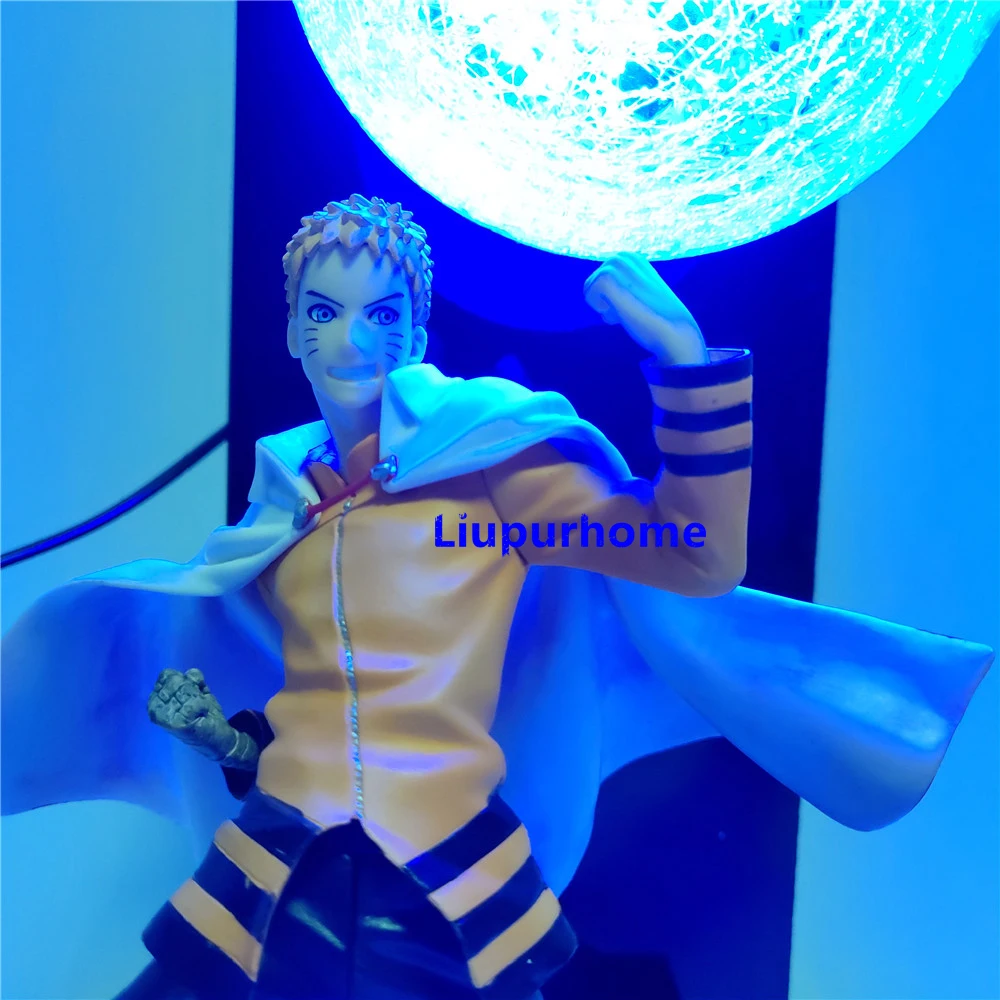 Светодиодный Наруто ПВХ фигурка Rasengan ночник модель игрушки наруто Shippuden настольная лампа аниме-фигурка Uzumaki декоративные огни