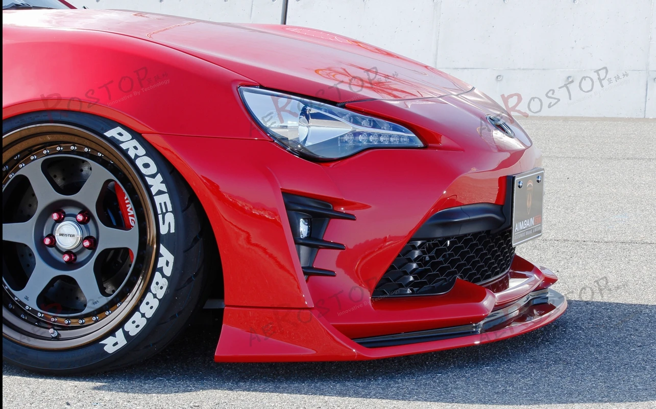 Неокрашенный ФАП стекловолокно AIMGAIN GT СТИЛЬ заднее крыло 4 шт для-FT86 GT86 FRS BRZ