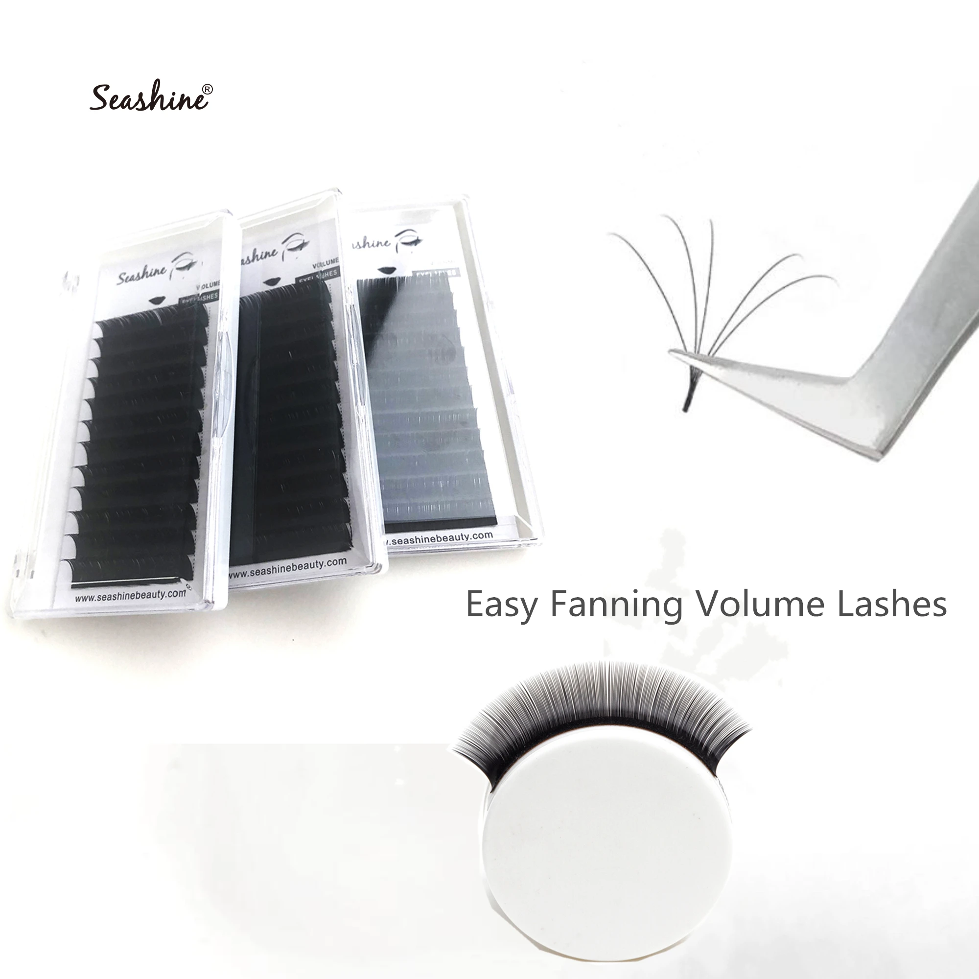 

Seashine Blooming Lashes New Arrived Auto Fans Eyelash Easy Fanning Lashes Mega Volume Fan Russian Volume Lashes Make Up Cilia