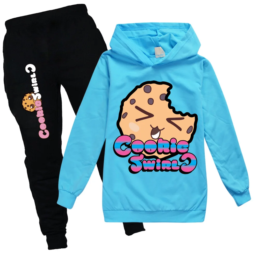 

New Cookie Hoodie Boy Fashion Tracksuit Girls Sweatshirt Hoodies Kids Hip Hop Clothing Boys/girls Pullover Coat Kawaii Suit
