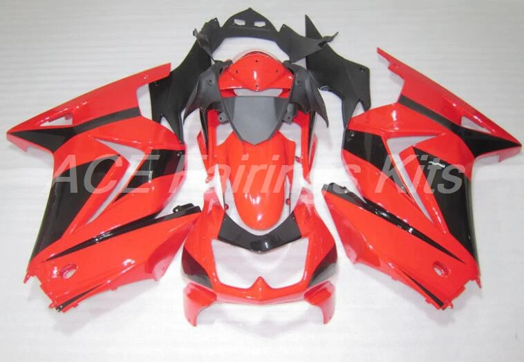 ABS обтекатель комплект для Kawasaki Ninja 250 EX250 ZXR250 2008- 08 09 10 11 12 13 14 Обтекатели набор красный черный на заказ