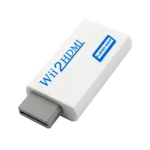 Для nintendo wii без проблем подключи и играй для wii к HDMI 1080p конвертер адаптер wii 2hdmi 3,5 мм аудио коробка для wii-link(China)