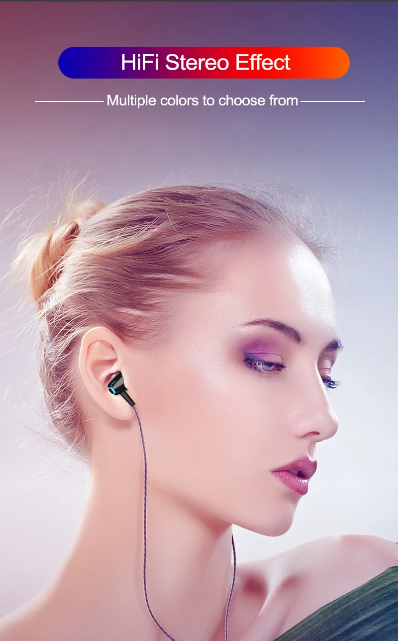 Mini Wired Earbuds 3.5mm In Ear Wired Earphones Volume Adjustment Sport Headset with Mic For Xiaomi iPhone Samsung Huawei (4)