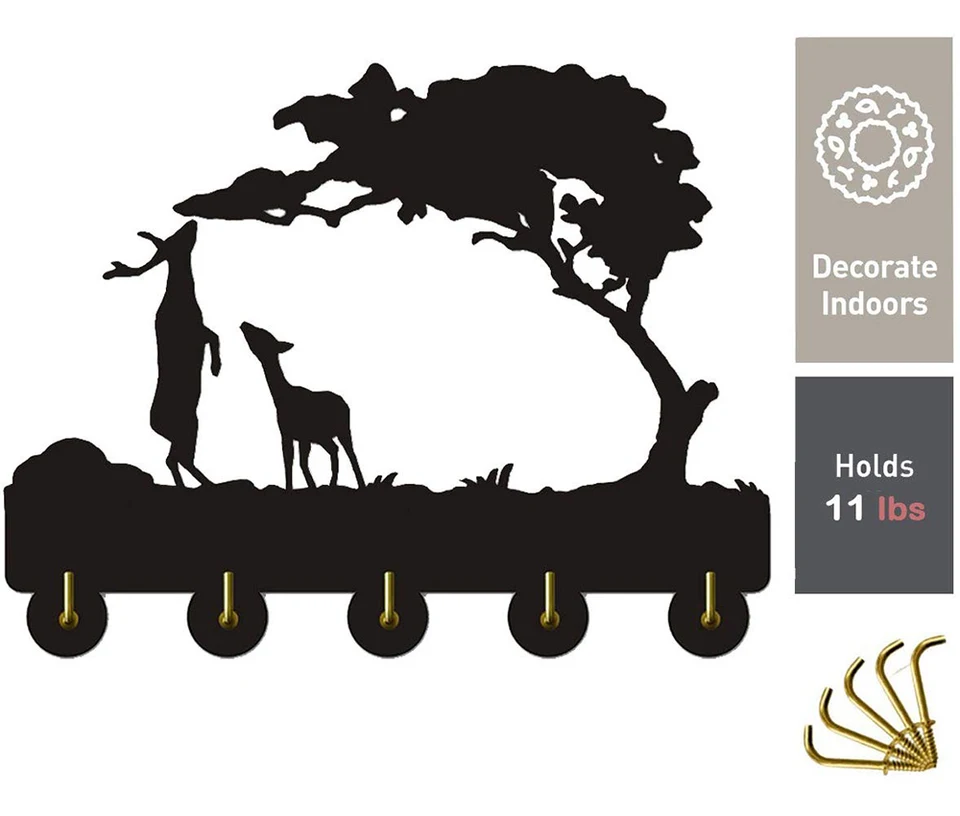 safari animal wall hooks