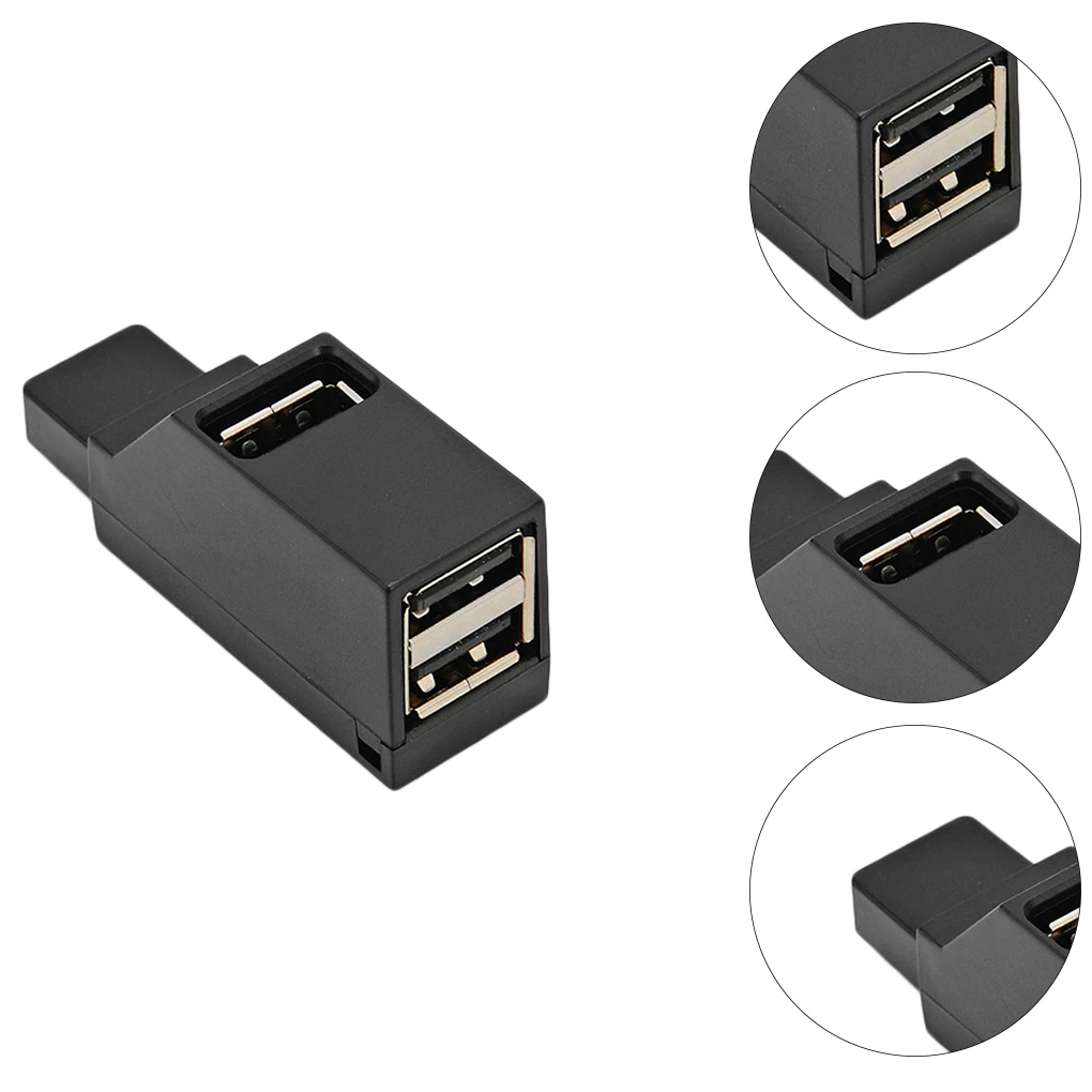 Универсальный мини 3 порта USB 2,0/3,0 концентратор ноутбук ПК Высокая скорость передачи данных USB сплиттер адаптер