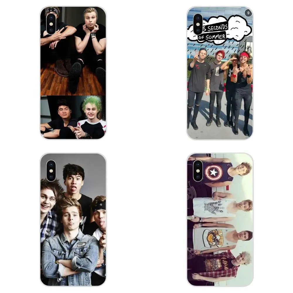 5 секунд летних полос для мальчиков Apple iPhone 4 4s 5C 5S SE 6 6S 7 8 Plus X XS Max XR хит продаж