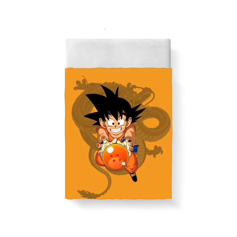 CD0195 Dragon Ball, хлопковое постельное белье, простыни и наволочки, одеяла и комплекты постельного белья, Комплект постельного белья s, пододеяльник, Комплект постельного белья королевского размера - Цвет: CD0195