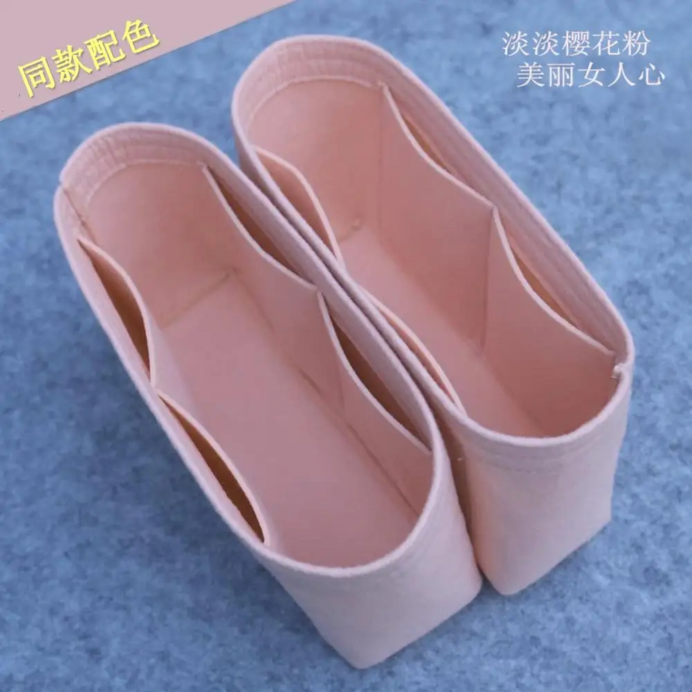 For Neo noe Insert Bags Organizer Makeup Handbag Organize Travel Inner Purse Portable Cosmetic base shaper for neonoe