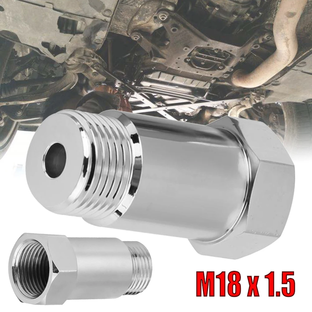 

SALE High-grade NICKEL Plated Steel 1Pcs Φ45mm 02 O2 Oxygen Sensor Extension Spacer extender M18x1.5 Bung Adapter CEL Fix CSV