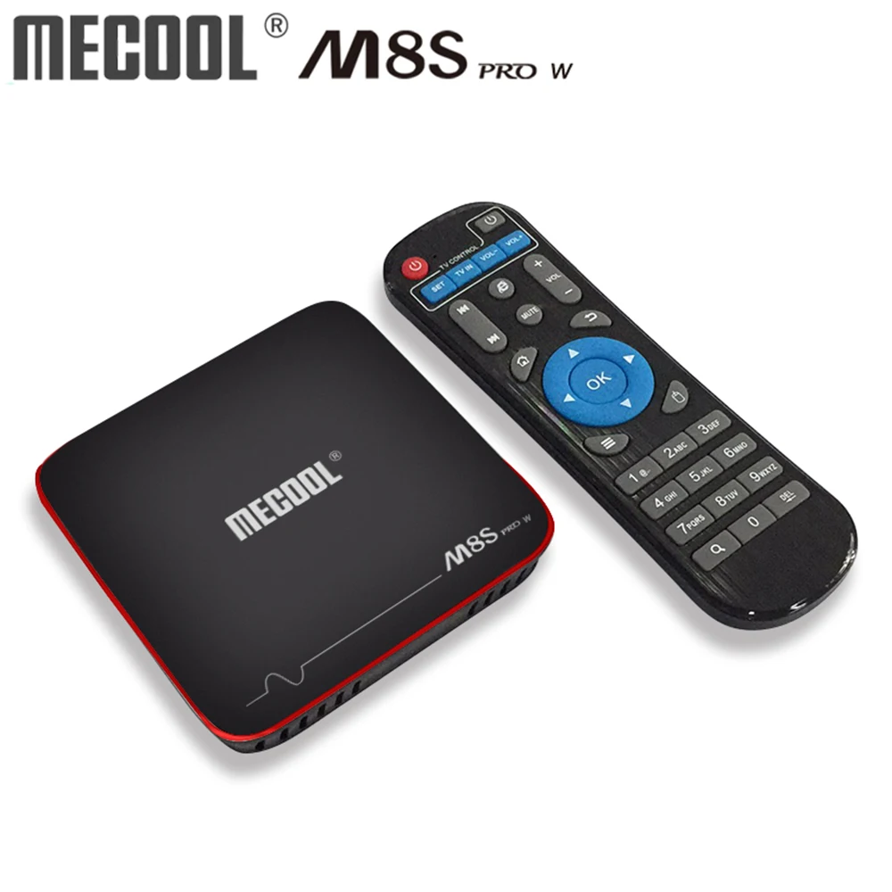ТВ приставка Mecool M8S Pro W Android Amlogic S905W четырехъядерный 2 ГБ 16 7 1 смарт медиаплеер 4K 4G