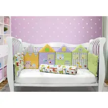 Подушка валик в кроватку для новорожденного Бортик в кроватку для новорожденного