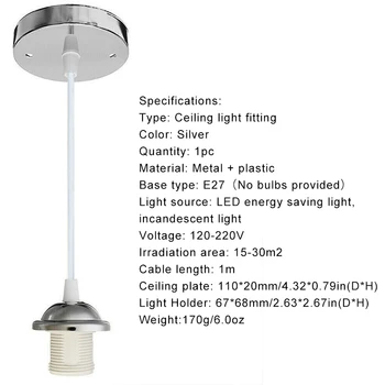 

Ceiling Light E27 Screw CapLED Ceiling Lamp Retro Industrial Wind Home Illumination Led Bulb Light Bedroom Fitting Room
