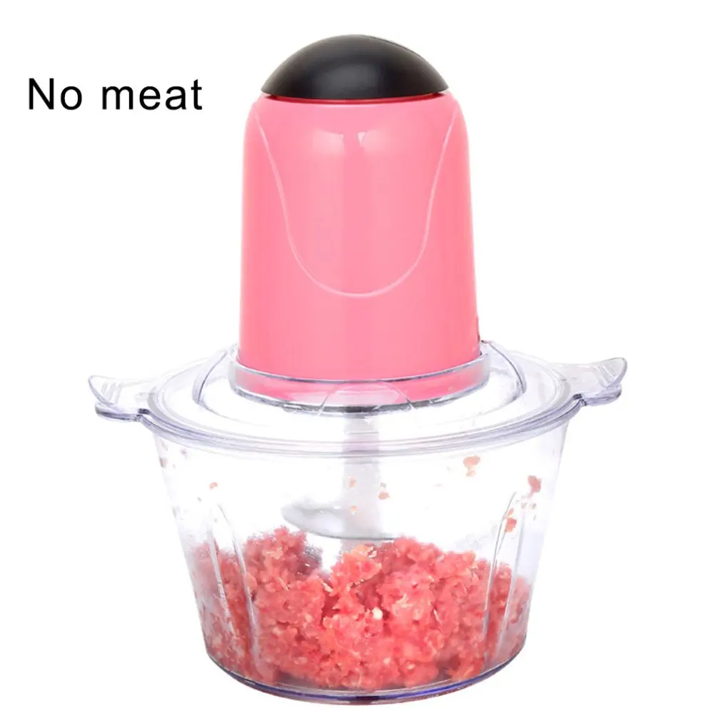 

2L Automatic Powerful Multifunctional Electric Food Chopper Food Processor Electric Blender Chopper Meat Slicer Cutter