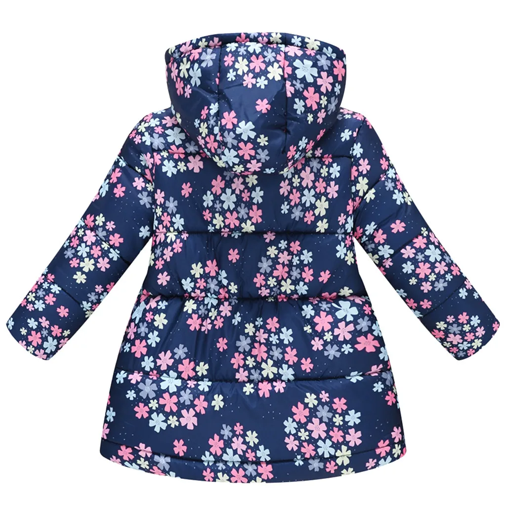 Toddler Kids Girls Boys Leopard Hooded Winter Warm Hooded Windproof Coat Children Winter Fashion Coat SnowSuit Clothes