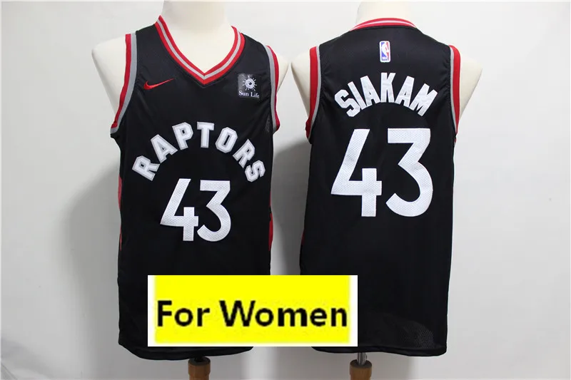 6 Новинка,, женские майки Toronto#7 Kyle Lowry#23 Fred VanVleet#43 Pascal Siakam baskeball - Цвет: 6