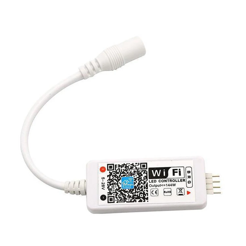 Мини умный Wifi RGB диммер контроллер Led с регулируемой яркостью 5050 полосы света контроллер умный телефон приложение переключатель Wifi контроллер