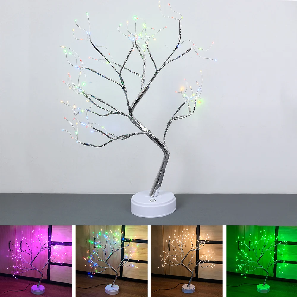 Christmas Lights Tree light LED Copper wire Night light Decoration for Indoor Outdoor Bedroom Wedding Party fairy light