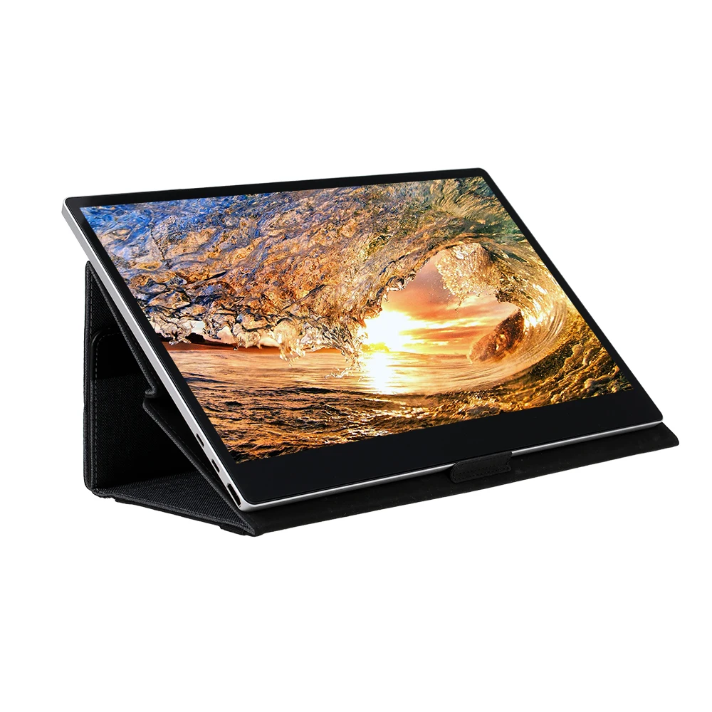 Портативный монитор Arealer 15,6 ''светодиодный 4K ips экран расширения для переключателя/PS4/ПК/ноутбука с сенсорным экраном батареи