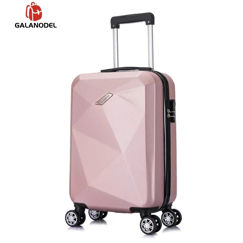 rolling luggage GALANODEL чемодан на колёсиках Sipnner колеса ABS Женский Дорожный чемодан Мужская мода кабина переноска на колесиках Жесткая Сторона чемодан - Цвет: rolling luggage