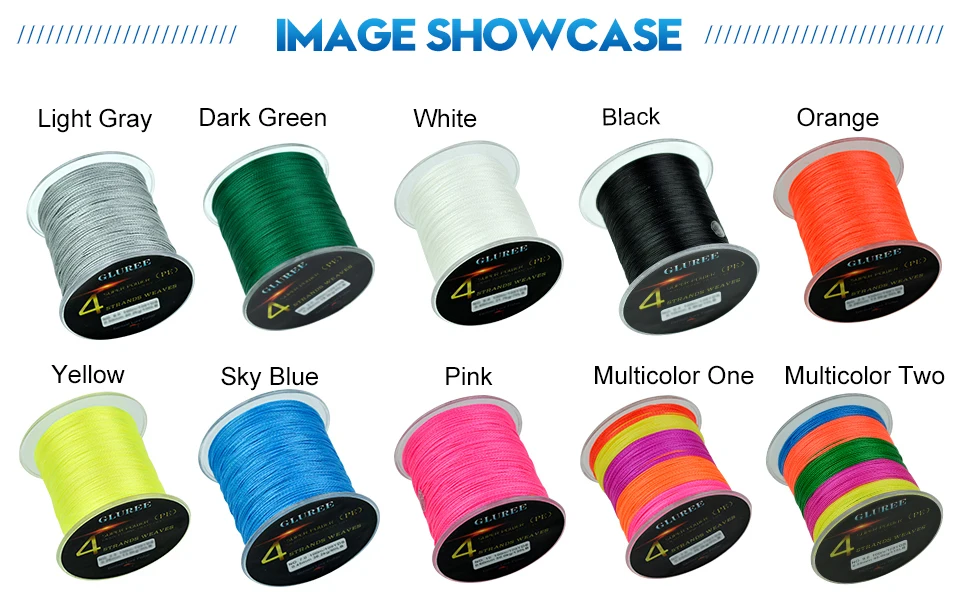K8356 100M109Yards 4 Stands PE Line Braided Fishing Line 100% PE Multifilament Fishing Line Super Strong High Quality 8LB-150LB (17)