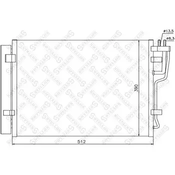 

Condenser \ Hyundai Avante/Elantra/i30 1.6-2.0 CRDi 0