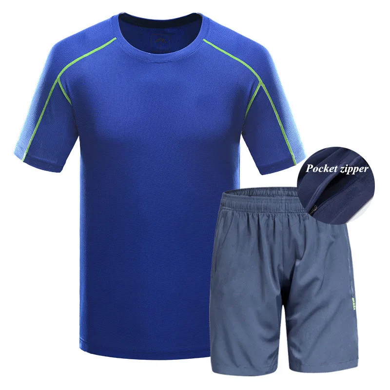 H298 Blue dark gray Велосипедные майки, набор для мужчин, летняя одежда с коротким рукавом для горного велосипеда, дышащая одежда из лайкры, комплект для велоспорта Maillot Ropa Ciclismo - Цвет: H298 Blue dark gray