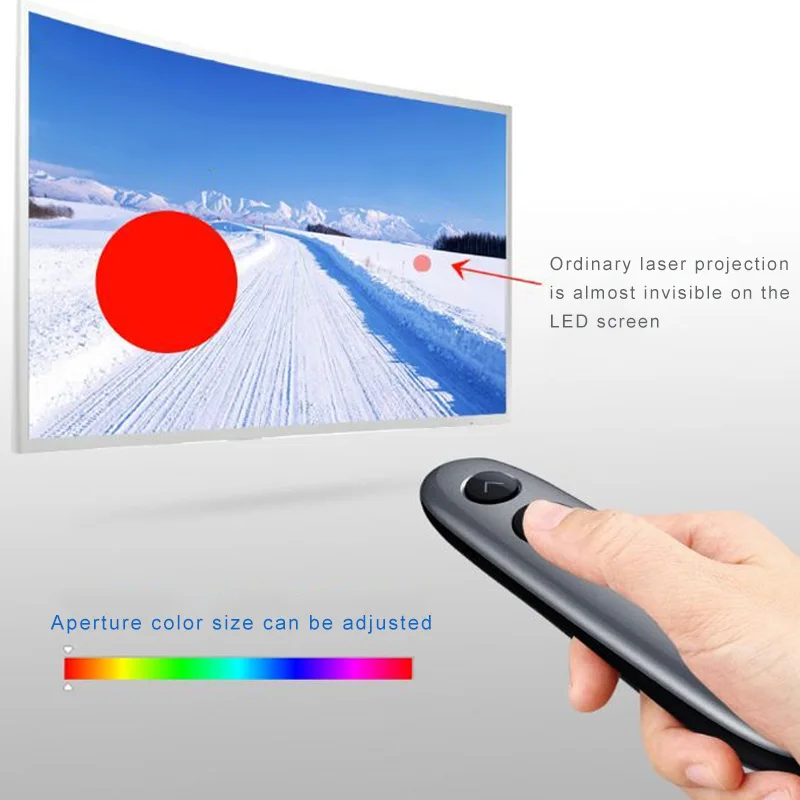 

Digital Laser Presentation Remote Wireless PowerPoint Pen with LCD Timer GV99