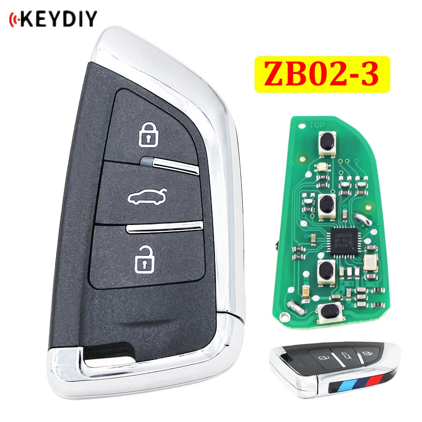 Универсальный ZB02-3 ZB02 KD дистанционный смарт-ключ для KD-X2 KD900 URG200 мини KD Автомобильный ключ Дистанционная замена подходит более 2000 моделей