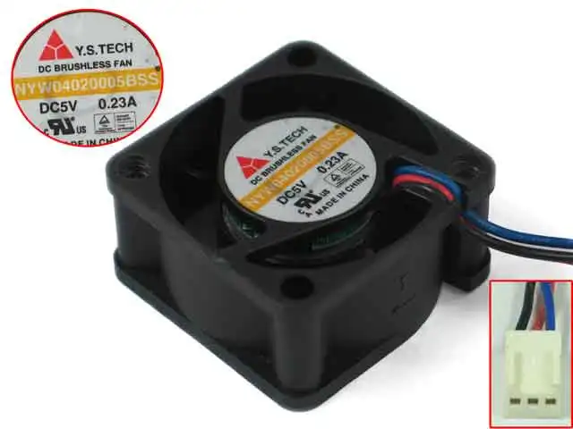 0129199_Y-S-TECH-NYW04020005BSS-Server-Square-Fan-NYW04020005BSS-b-129199