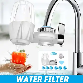 

Becornce 5-Layer Tap Water Purifier Kitchen Faucet Washable Water Filter 2L/min Filtro Rust Bacteria Removal Replacement Filter