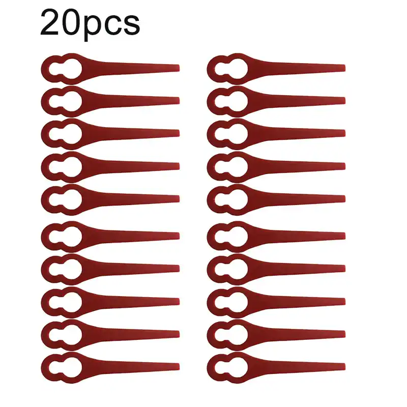 20pcs Lawn Trimmer Plastic Blades Leaf Set For Parkside Prta 20 Li A1 Lidl Ian Cordless Cutter Home Garden Tools Accessories Tool Parts Aliexpress