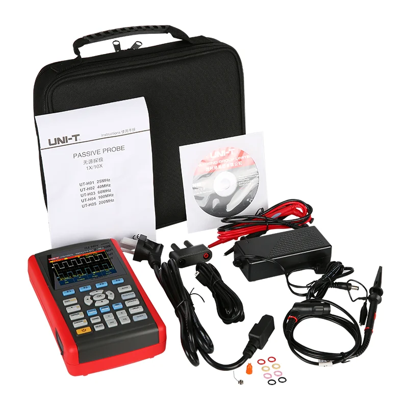 UNI-T UTD1000L серии ручной цифровой осциллограф UTD1025CL/UTD1050CL/UTD1025DL/UTD1050DL ЖК-цифровой дисплей