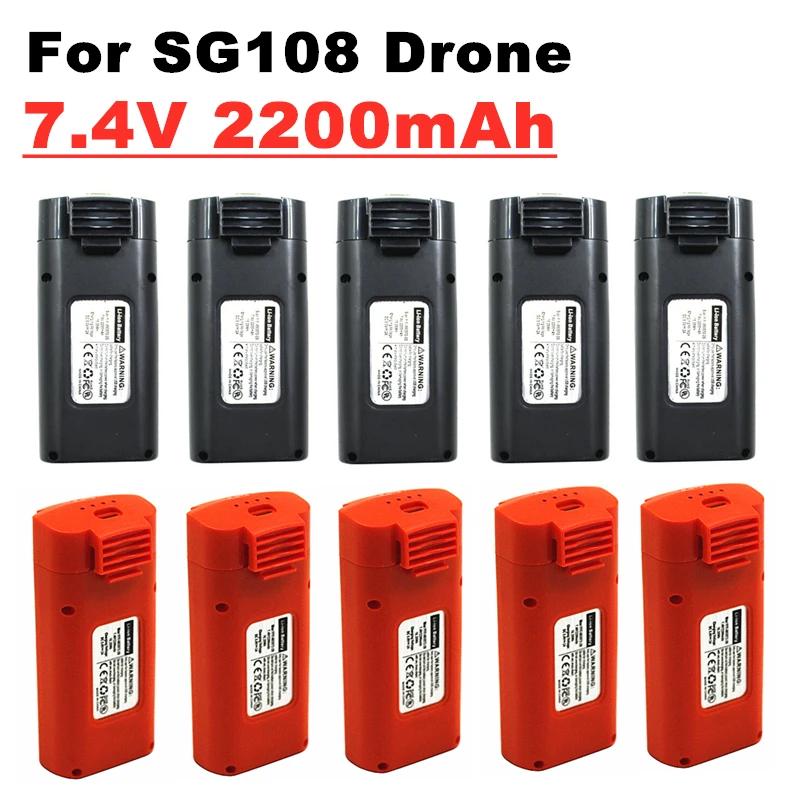 Оригинальная литий полимерная батарея 7 4 В 2200 мАч для SG108 SG 108 Drone RC Quadcopter запасные