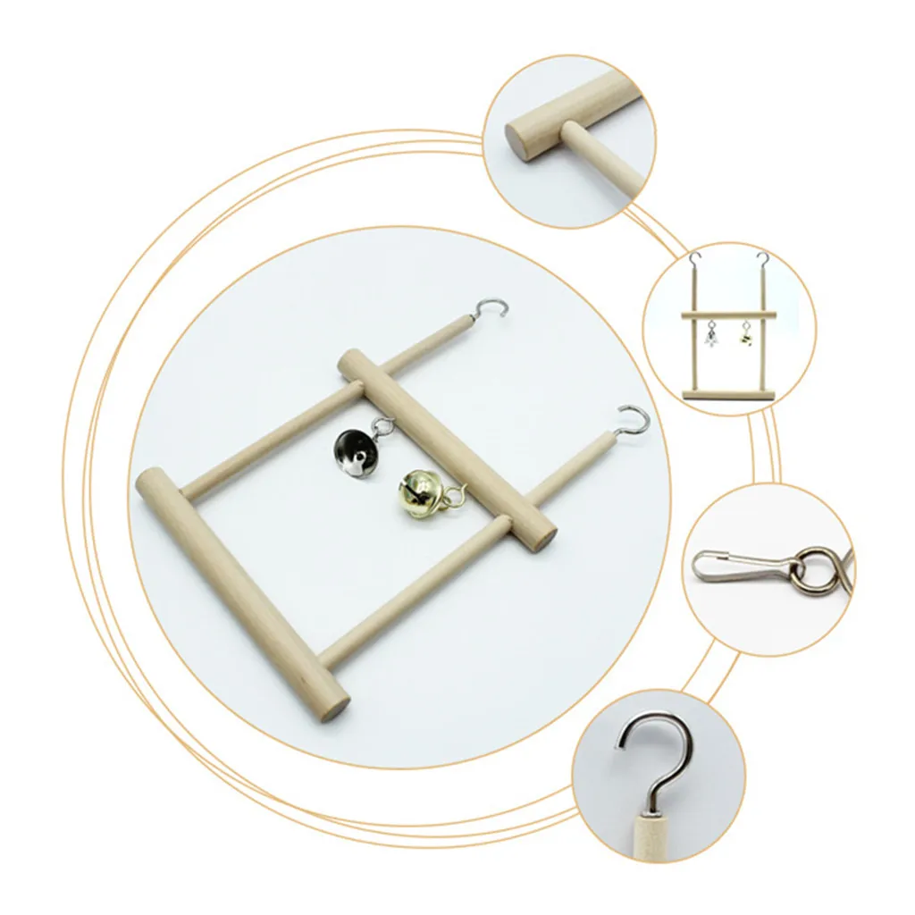 Buy ⌛ Mia's Pet Supply Swing Cage Hanging Bell Cockatiel Parakeet Toys 👏 -Cheap Mia's Pet Supply Store H0054e01dc55a413cb0c70f2c32fc90bca