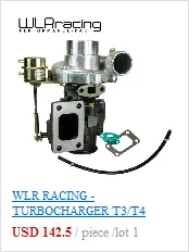 WLR RACING-WGT35 GT30 турбина A/R. 63 Com A/R. 70 T3 фланец v-band-79mm Турбокомпрессор внутренний мусорный WLR-TURBO51