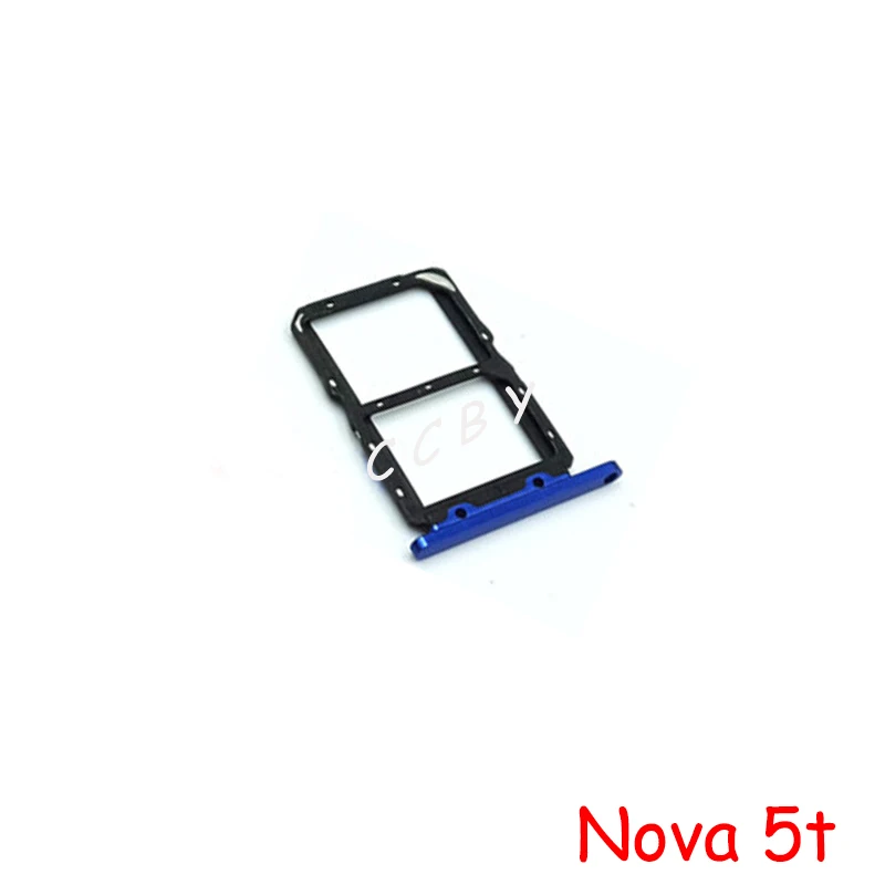 Bandeja de tarjeta Sim para Huawei Nova 5t bandeja de tarjeta SIM recambio de soporte de ranura parte