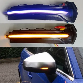 

1Pair Side Wing Mirror Dynamic Sequential Indicator Repeater Blinker For Audi A3 8V S3 RS3 2013-2018 LED Turn Signal Light