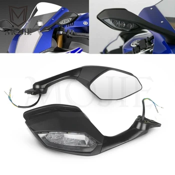 

Motorcycle Accessories Rearview Mirror LED Turn Signal Light FOR Yamaha YZF R1 YZF-R1 2015-2019 2018 2016 YZF R6 YZF-R6 2017