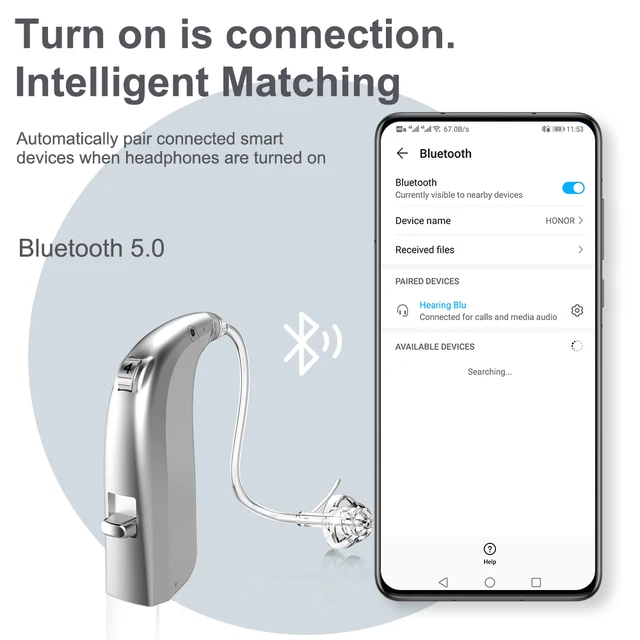 $US $187.90 Rechargeable Digital Hearing Aid Bluetooth Open Fit OE Sound Amplifier Wireless Hearing Loss Hearing Amplifier Work with Phone