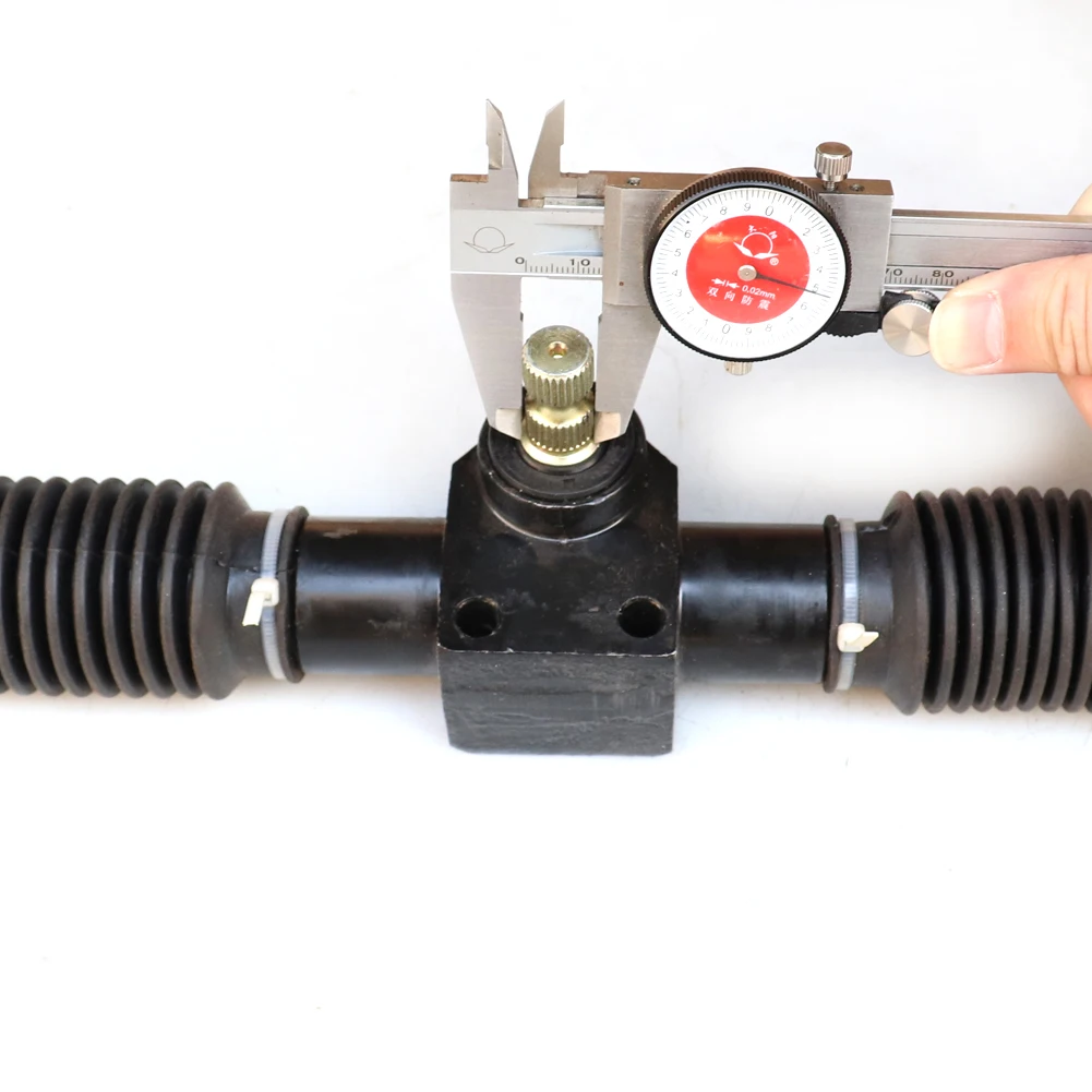 M10 M12 1pcs 455mm Eccentric Power Steering Gear Shaft Rack Pinion Assembly For China Go Kart Buggy Karting ATV UTV Bike Parts