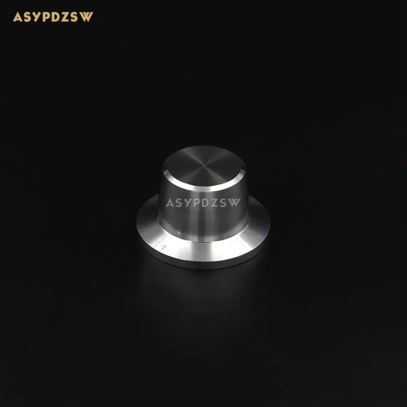 

1 шт. шляпа форма яркое серебро 38*22 Полный алюминиевый усилитель твердая вращаемая Кнопка потенциометра громкости